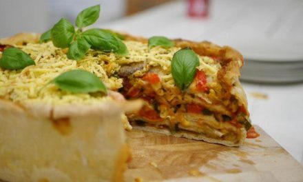 Zu Ostern: Vegane Pizzatorte