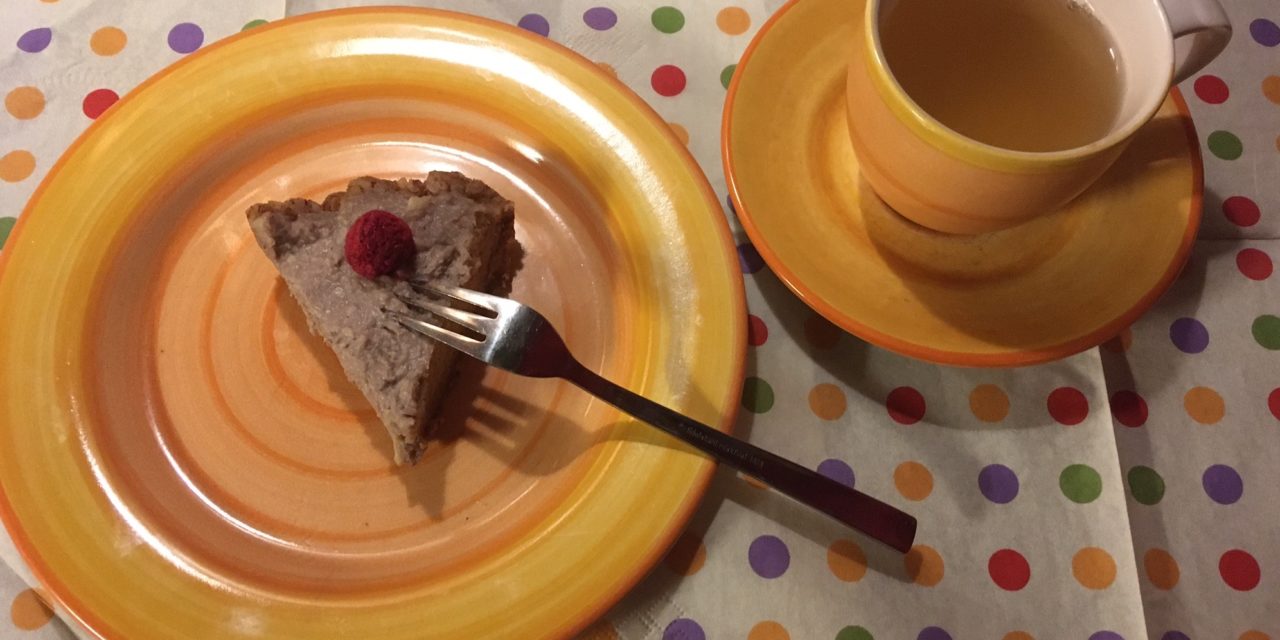 Rohkostkuchen mit Himbeeren